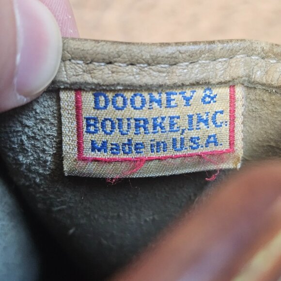 Dooney & Bourke R212 Buckle Satchel AWL Leather Crossbody Top Handle Beige USA - Picture 13 of 16